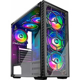 Musetex Atx Mid-tower Pc Gaming  -6 Rgb Led