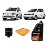 Kit 2 Filtros Volkswagen Fox Suran Msi Y Elaion F30 10w40 X4