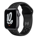 Apple Watch Nike Se (gps, 40mm) - Caja De Aluminio Color Gris Espacial - Correa Deportiva Nike Carbono/negro