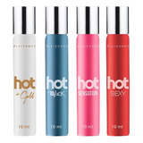 Set De 4 Perfumes Hot Edp 10 Ml Roll On Plaisance Género Mujer