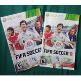 Manual Y Carátula Juego Fifa Soccer 11 Xbox 360