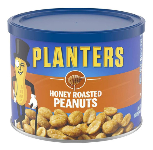 Cacahuates Planters Peanuts Honey Roasted De 340g