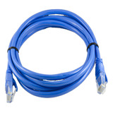 Cable De Parcheo Utp Cat6 - 1 M - Azul