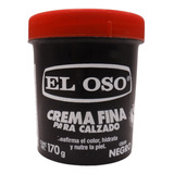 Crema Fina Calzado Botas Zapatos El Oso Color Negro 170g