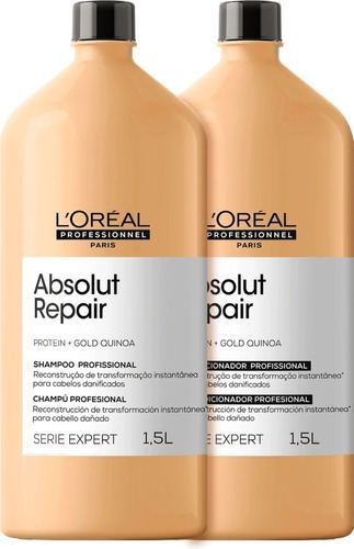 Loreal Absolut Repair Kit Shampoo 1,5l + Condicionador 1,5l