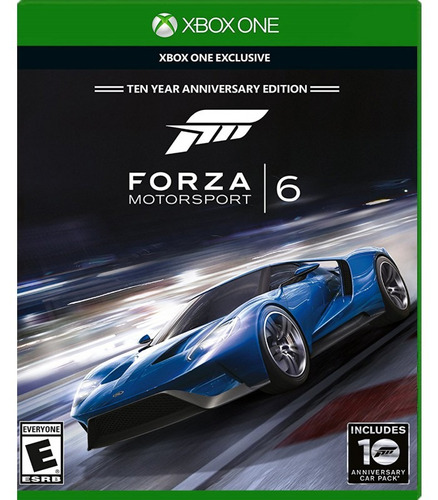 Forza 6 Edición De 10° Aniversario Motorsport Xbox One