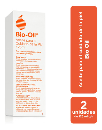 Bio Oil Tratamiento Para Cicatrices 125 Ml. - Pack X2