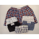 Calzoncillo Hombre Boxer Tela De Camisa S-h