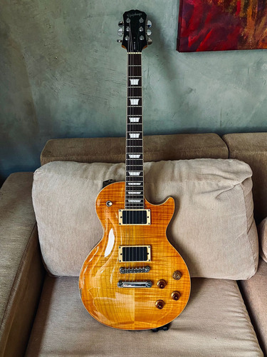 Guitarra EpiPhone Les Paul Standard 2003 Capte Emg 8185 