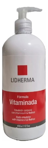 Lidherma Fórmula Corporal Hidratante Vitaminada Con Retinol