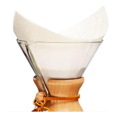 Filtro Chemex Bonded - Cuadrado - 100 Unidades - 2 Paquetes