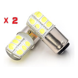 2 Bombillos Stop Strober Led Para Moto/carro 1157 Alta Poten