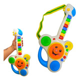 Guitarra De Brinquedo Infantil Musical Bebê Menina Menino