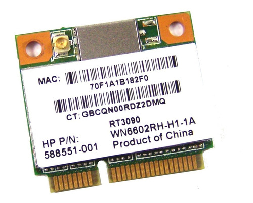 Tarjeta Red Interna Pc Hp Omni Aio 100-5010la Wn6602rh-h1-1a