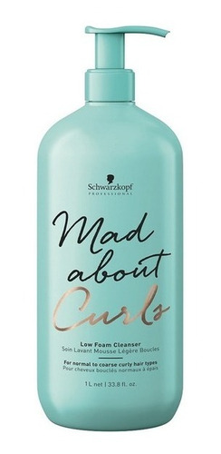 Shampoo Baja Espuma Mad About Curls - Schwarzkopf 1000ml