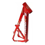 Quadro Freeride Aro 26 Vikingx Dirt Tuff X-30 Vermelho Branc