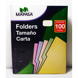 Folder Tamaño Carta Color Crema Mapasa