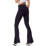 Kit 1 Calça Flare Bailarina + 1 Calça Legging Suplex Básico