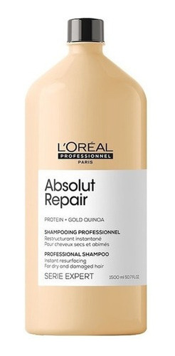 Loreal Absolut Repair Gold Quinoa + Protein - Shampoo 1500ml