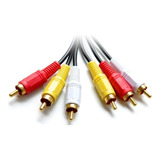 Cable Av Audio Video Rca 3x3 1.5 Metros