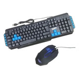 Combo Alambrico Tecl/mouse Negro Cb-t810u