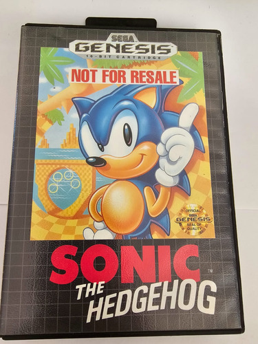 Sonic The Hedgehog Edición Not For Resale Para Sega Genesis