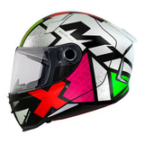 Casco Moto Mt Revenge 2 Certificado Ece Brilló Mujer Rosa