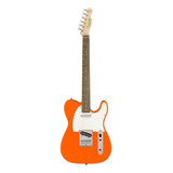 Guitarra Elétrica Squier By Fender Telecaster De  Choupo Competition Orange Laca De Poliuretano Com Diapasão De Louro Indiano