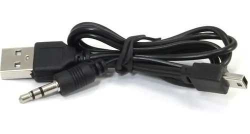 Cable Mini Auxiliar Para Bocina, Usb 2.0 A V3-plug 3.5mm