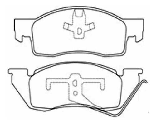 Pastillas Freno Para Dodge - Chrysler Dakota 2wd - 4wd 86/90 Foto 2