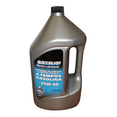 Óleo Quicksilver P/ Motor 4t C Rabeta Gasolina Sae 25w40 3,7