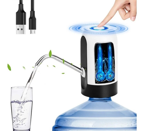 Dispensador De Agua Electrico Usb Practico Recargable