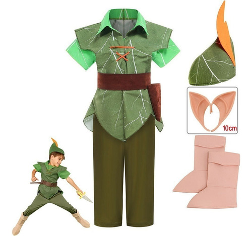 Fantasia De Cosplay De Halloween De Peter Pan, Conjuntos Par