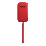 Manga De Cuero Apple iPhone 12/12 Pro Color Rojo Apple Leather Sleeve - Distribuidor Autorizado