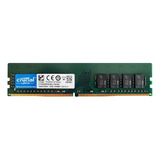 Memoria Ram Color Verde  16gb 1 Crucial Ct16g4dfd824a