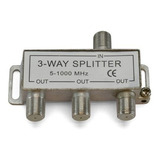 Derivador Splitter Señal Coaxil Digital 3 Salidas 1 Ghz