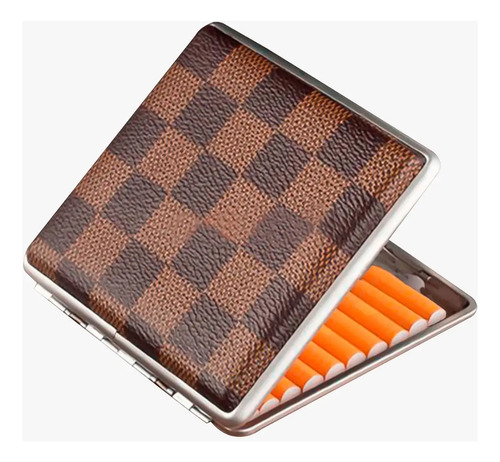 Estuche Cigarrera Porta Cigarros Acero Inoxidable Elegante | MercadoLibre