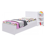 Cama Infantil Londres 4 Prateleiras Branco - Gabrielli