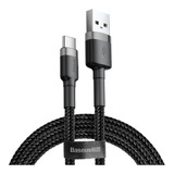 Cable Usb A Tipo C Carga Rapida 3.0 Baseus Mallado Reforzado