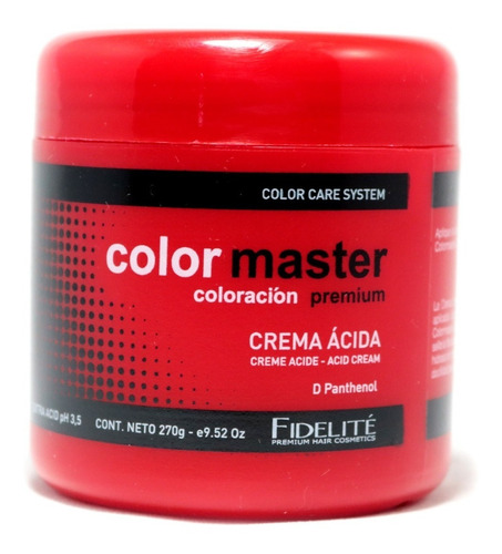 Máscara Crema Extra Ácida Color Master Fidelite 270g E