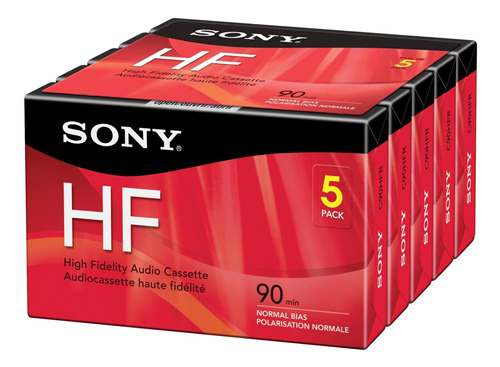 5 c90hfr 90-minute Hf Grabadores De Cassette 5-brick