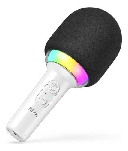 Microfone Karaoke Fifine Bluetooth Rgb