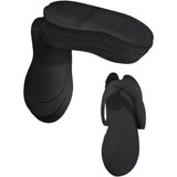 Kit 120 Unidades Chinelo P/ Pedicure 4mm Preto