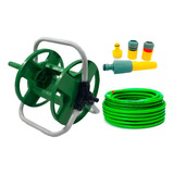 Kit Porta Manguera Riego Manguera 20mts 2123 Aquaflex