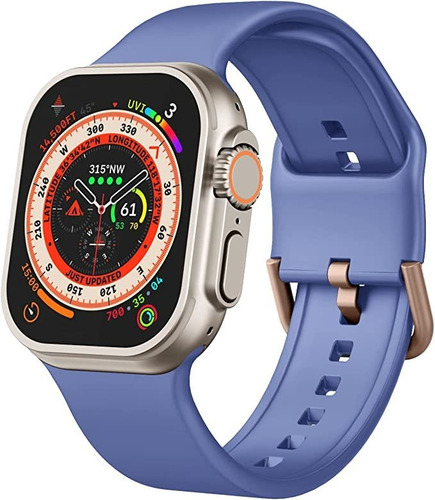 Malla Para Iwatch Series Se 8 7 6 5 4 3 2 1 Color Lila