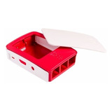 Case Raspberry Pi3 Model B Vermelha - Branca