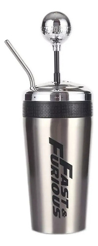 Vaso De Agua Silver Car Fast And Furious 500 Ml