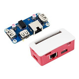 Hubs Usb Caja Hub Ethernet-usb Para Raspberry Pi Zero-zero W