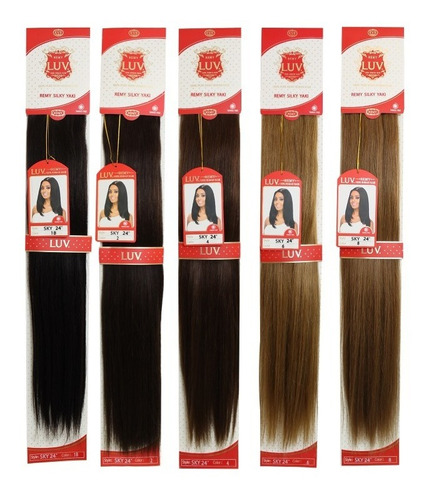 Extension De Cabello Luv 100% Natural Remy 24  52cm De Ancho