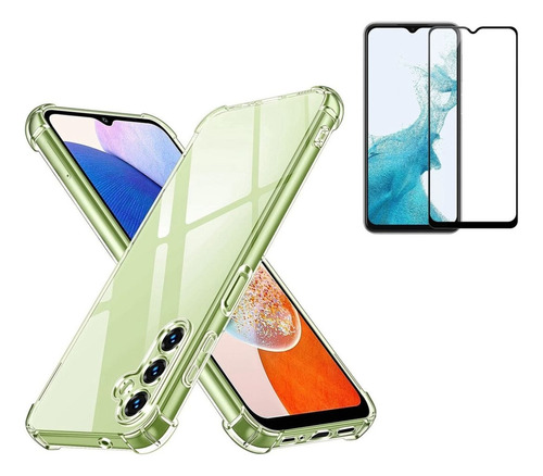 Carcasa Anti Golpes Para Samsung A15 + Lamina Vidrio